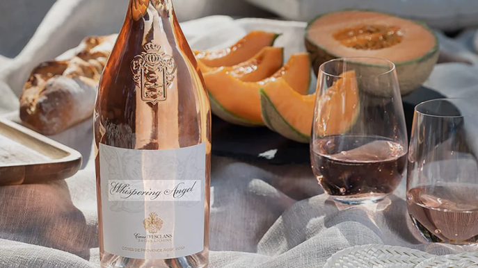 It's time for rosé wines! Whispering Angel 2025 has arrived from Provence with two angels on the label